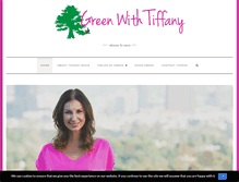 Tablet Screenshot of greenwithtiffany.com